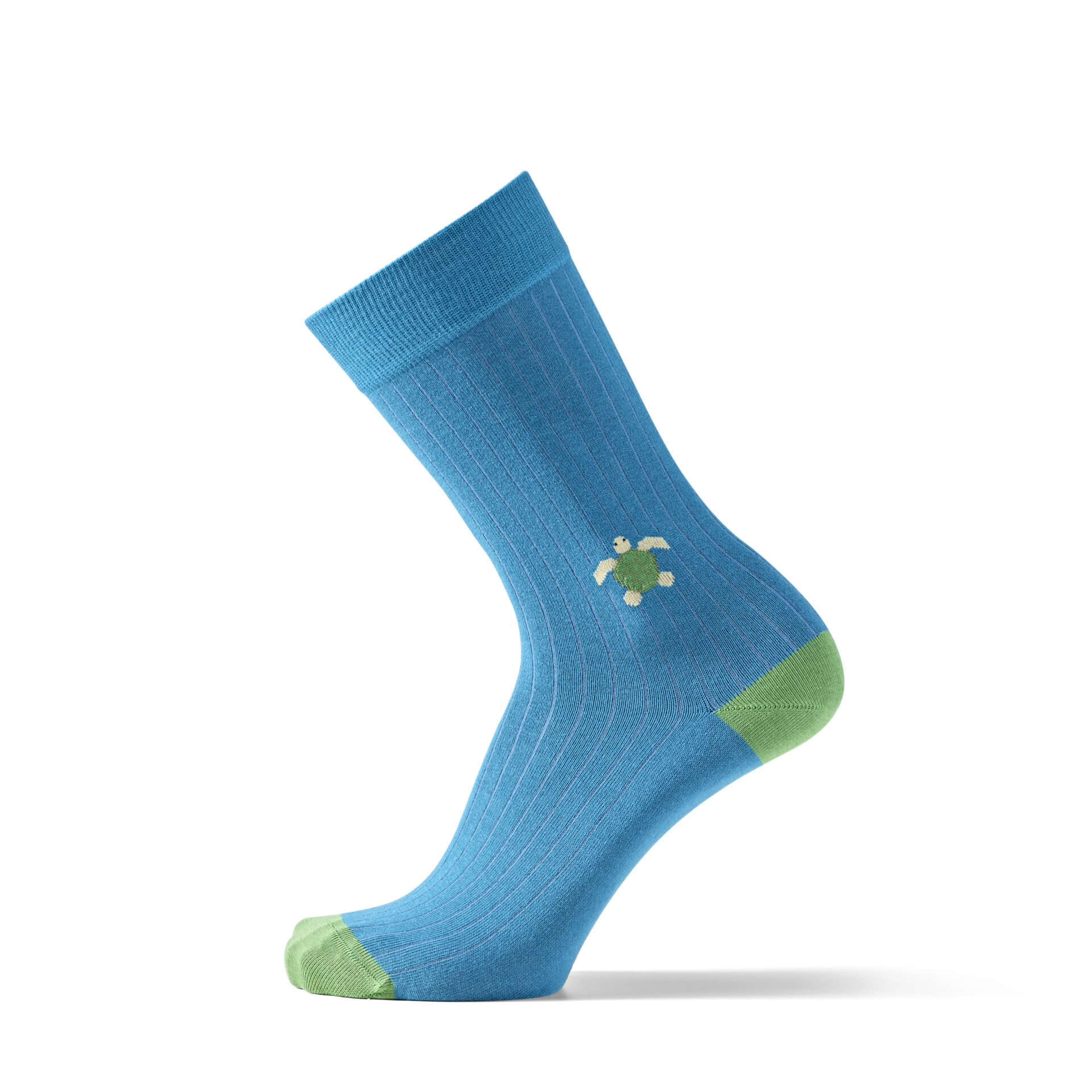 Socken SomosOcéano - Blau/Grün mit Schildkröten Motiv