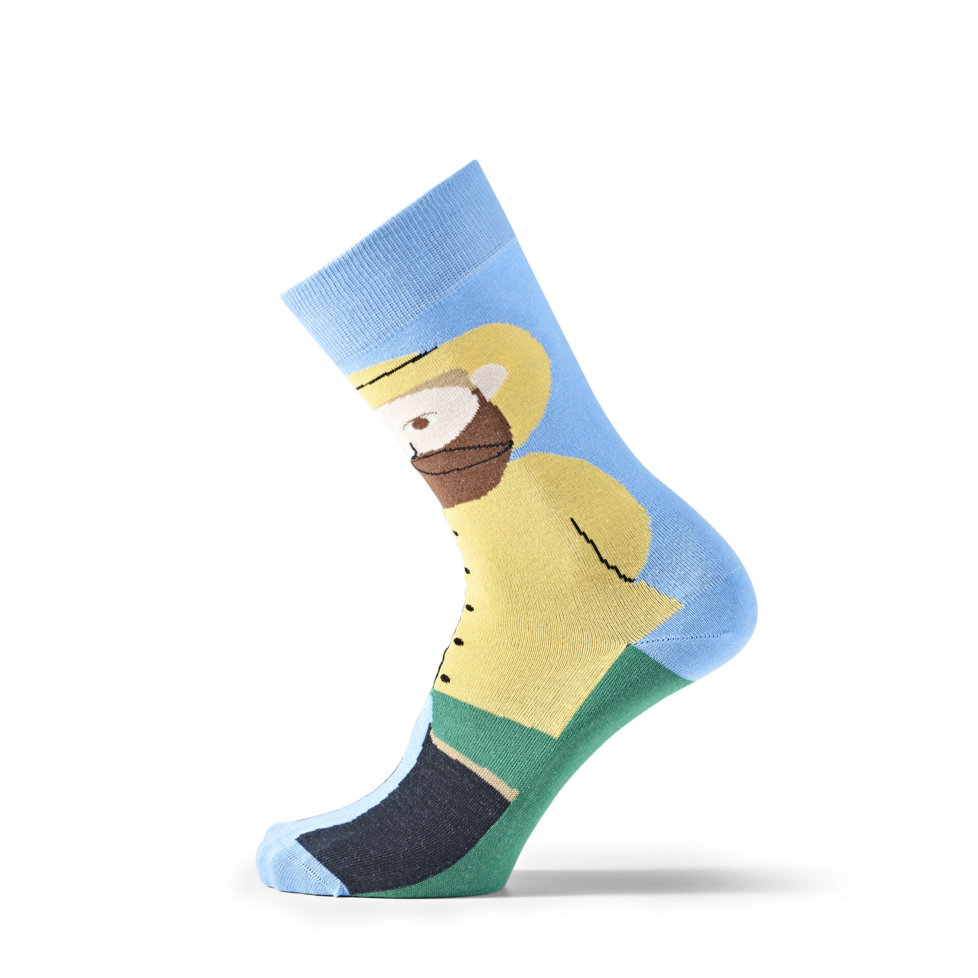 SomosOcéano socks - Light blue with sailor-fish motif - Image 2