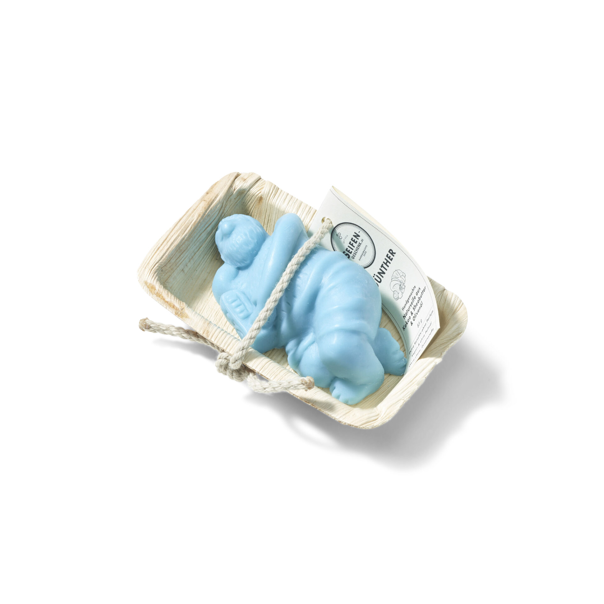 Pflanzenölseife "Günther" Türkis – Bild 2