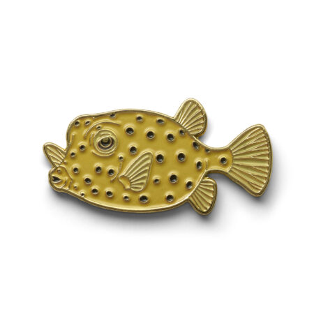 Ocean Pin Collection Gelbbrauner Kofferfisch von Oceanstore Design