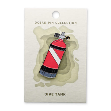 Ocean Pin Collection Dive Tank Flag von Oceanstore Design