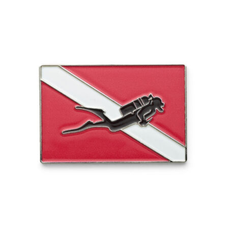Ocean Pin Collection Diver Down Flag von Oceanstore Design