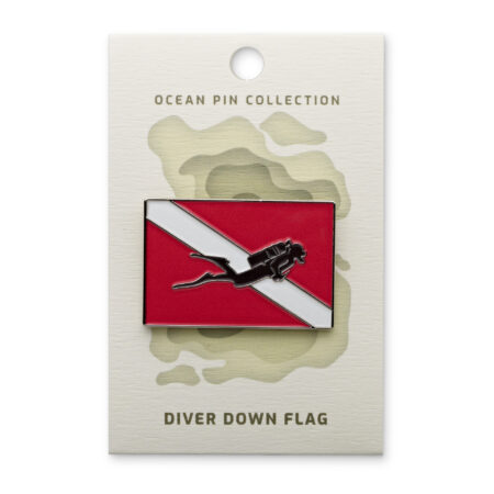 Ocean Pin Collection Diver Down Flag von Oceanstore Design