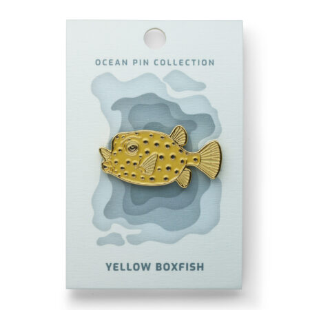 Ocean Pin Collection Gelbbrauner Kofferfisch von Oceanstore Design