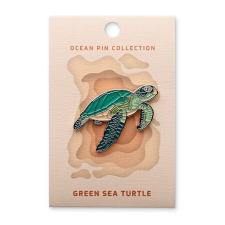 Ocean Pin Collection Grüne Meeresschildkröte von Oceanstore Design