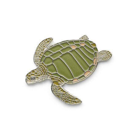 Ocean Pin Collection Oliv-Bastardschildkröte von Oceanstore Design